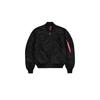 Bomberjacke ALPHA INDUSTRIES "Alpha Industries Men - Bomber Jackets MA-1 VF Vintage Fit NASA", Herren, Gr. 3 XL, schwarz (all schwarz), Obermaterial: 100% Nylon, Futter: 100% Nylon, Füllung: 100% Polyester, Jacken