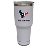 The Memory Company White Houston Texans Personalized 30oz. Stainless Steel Bluetooth Tumbler