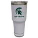 The Memory Company White Michigan State Spartans Personalized 30oz. Stainless Steel Bluetooth Tumbler