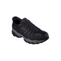 Wide Width Men's Skechers® Afterburn Slip Ins by Skechers in Black (Size 15 W)