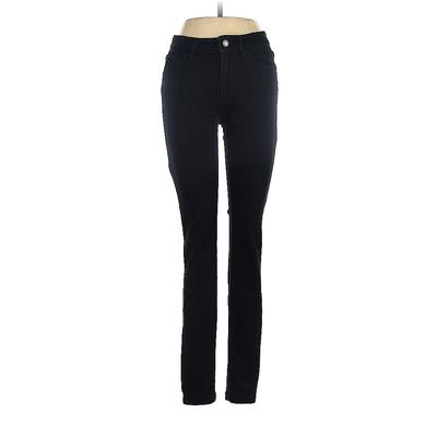 Anine Bing Jeans - Mid/Reg Rise Skinny Leg Denim: Black Bottoms - Women's Size 26 - Black Wash
