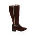 Tommy Hilfiger Boots: Burgundy Shoes - Women's Size 6 1/2 - Round Toe