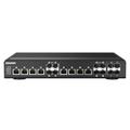QNAP 12-Port 10GbE Managed Network Switch (QSW-IM1200-8C-US). Industrial-Grade Fanless, Layer 2, Web Management