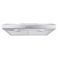 FIREGAS 60 cm Visor Cooker Hood with Brushless Motor, Stainless Steel Extractor Hood 600mm, Under Cabinet Hood, Wall Mounted Extractor,Recirculation/Extraction