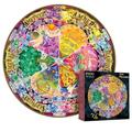 Antelope - 1000 Piece Mandala Puzzle for Adults, Gem Mandala Jigsaw Puzzles 1000 Pieces,1000 Piece Round Puzzles, Butterfly Puzzles, High Resolution, Matte Finish, Smooth Edging, No Dust