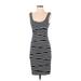 Bailey 44 Casual Dress - Sheath Scoop Neck Sleeveless: Black Print Dresses - Women's Size Small