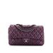 Chanel Leather Shoulder Bag: Purple Bags