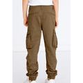 Cargohose NAME IT "NKMRYAN CARGO R TWI PANT 2222-BA NOOS" Gr. 170, N-Gr, braun (kangaroo) Jungen Hosen Cargohosen