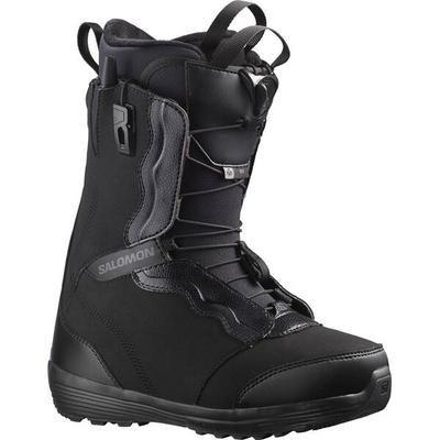 SALOMON Damen Snowboot SNOW. BOOTS IVY Black/Black/.asphalt, Größe 25 in Schwarz