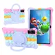 Coque en silicone Push It Bubble pour Xiaomi Redmi Pad SE 2023 Mi Tablet Cover 360 Rotating Funda