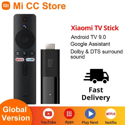 Xiaomi-Mi TV Stick Dongle Portable Version Globale 1080P Android TV 9.0 HDR 1 Go de RAM 8 Go de