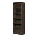 Loon Peak® Enisha 98" H x 71" W Solid Wood Booshelf Wood in Black | 98 H x 71 W x 17.5 D in | Wayfair 6B7B68589B0746B58894CDDACB2056D7