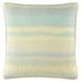 Pine Cone Hill Mirage Striped Linen Blend Throw Square Pillow Cover & Insert Polyester/Polyfill/Linen in Blue | 22 H x 22 W in | Wayfair