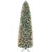 The Holiday Aisle® Lighted Artificial Spruce Christmas Tree - Stand Included, Metal in White | 7.5 ft | Wayfair 2EE195FB556444FE951A1F6C56EC5DCB