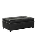 Latitude Run® Folding Ottoman Sleeper Bed w/ Mattress Convertible Guest Bed Brown Faux Leather | Wayfair 3F98E856CEF24B64AAA76C158AD75BEE