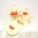 Personalised Duck Baby Towel and Bath Mitt Gift Set