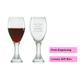 Manhattan Personalised Wine Glasses - Set of 2