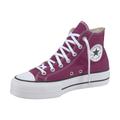Sneaker CONVERSE "CHUCK TAYLOR ALL STAR LIFT" Gr. 36, lila (berry, white) Schuhe Schnürstiefeletten