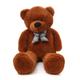 Peluche Geante Ours XXL - Nounours Geant en Peluche Marron Foncé 180cm