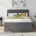 Elegant Design Queen Size Platform Bed