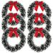 13" Winter Decoration Wall Decor Hanging Wreaths