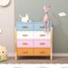 Colorful Free Combination Cabinet Side Cabinet Drawer Dresser Bar Cabinet Storge Cabinet