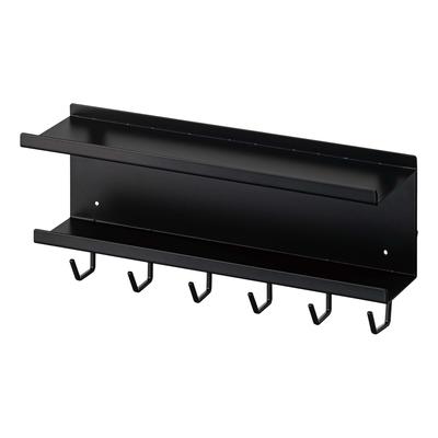 Yamazaki Home Wall-Mount Cable and Router Storage Rack, Steel - L 4.33 x W 15.75 x H 7.09 inches