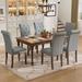 Noble and Elegant Solid Wood Tufted Dining Chair Set of 2