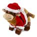 DolliBu Santa Camel Stuffed Animal Plush Toy with Red Santa Outfit - 10 inches