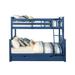 ACME Haley II Enhanced Wood Structure Bunk Bed with 2 Drawers & Ladder