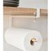 Yamazaki Home Undershelf Paper Towel Holder, Steel and Wood