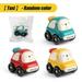 KYAIGUO 1 PCS Inertia Baby Toy Car Mini Push and Pull Toy Car Toddler Toy Car 1 2 3 Year Old Baby Toy Toddler Birthday Gift(Inertia Taxi)
