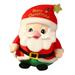 Abbraccia Santa Christmas Doll Christmas Plush Dolls Soft Props Ornament Santa Doll Desktop Ornaments Santa Claus Figurine for Tabletop 16cm