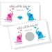 It s A Boy/Girl Gender Reveal Scratch Off Cards Gender Reveal Party Scratch Offs Gender Reveal Games Party Favors Baby Shower Gender Announcement Cards to Mail or hand out It s A Boy- Blue