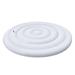 Trayknick Dust Protection Hot Tub Cover 145cm Hot Tub Cover Foldable Energy Saving Round Hot Tub Lid Outdoor Spa Pool Windproof Rain Overflow Thermal Cover
