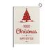 Merry Christmas Garden Flag Xmas Tree Yard Flags Double-Sided Happy New Year