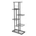 Meterk 6-Tier Display Shelf Flower Pots Rack Plant Stand Potting Ladder Planter Stand Heavy Duty Storage Shelving Rack for Potted Plants