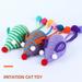 Yirtree Cat Toy Bite-resistant Creative Exquisite Relieve Boredom Bright Color Mouse Shape Pet Cat Chew Toy Pet Supplies