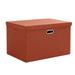 PRINxy Foldable Storage Box Household Large Capacity Storage Box Thickened Toy Sorting Box Red B