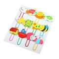 36pcs Cartoon Animal Shaped Paperclips Colorful Creative File Clamps Adorable Paper Holder (Mixed Style)