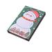 Prolriy Paper Notepads Clearance 50 Pieces Funny Christmas Notepads Santa Notepads Christmas Sticky Notes Memo Pads for Christmas Holidays Decoration Present
