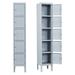 BULYAXIA Metal Locker Metal Lockers for Employees with Lock Storage Locker with Lock Storage Locker Cabinet for Home Tall Steel Storage Locker for Gym School Office