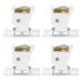 4Pcs Universal Roman Shade Cord Locks Simple Curtain Lock Reed Shade Roller Accessories