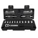 Vistreck 2-20Nm 1/4 Preset Torque Wrench Socket Bit Combination 35 in 1 Household Sets Multipurpose Utility Tool Kit Toolbox Hand Tool Sets Fix