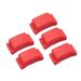 NUOLUX 5Pcs Guitar Pickholder Pick Plec Plectrum Holder Clamp Clip for Dunlop Picks (Red)