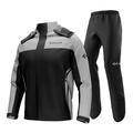 Waterproof Motorcycle Rain Suit Men Women Cycling Rain Gear Jacket and Pants with Storage Bag