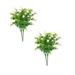 2PCS Decoration Coffee Artificial Flower 2Pcs Artificial Flower Silk Flower Bouquet Latex Real Flower Bridal Artificial Flowers Wedding Home