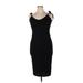 Forever 21 Casual Dress - Bodycon Scoop Neck Sleeveless: Black Print Dresses - Women's Size X-Large