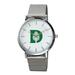 Men's Silver Dartmouth Big Green Plexus Stainless Steel Watch