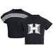 Women's adidas Black Hawaii Rainbow Warriors Sideline Recycled Cotton Crop T-Shirt